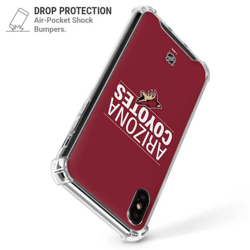 NHL Arizona Coyotes Lineup iPhone XS Max Clear Case